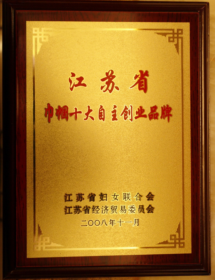 巾帼十大自主创业品牌